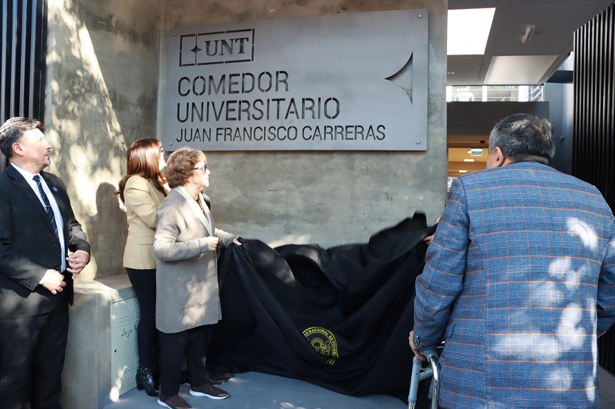 La UNT inauguró el comedor “Juan Francisco Carreras”